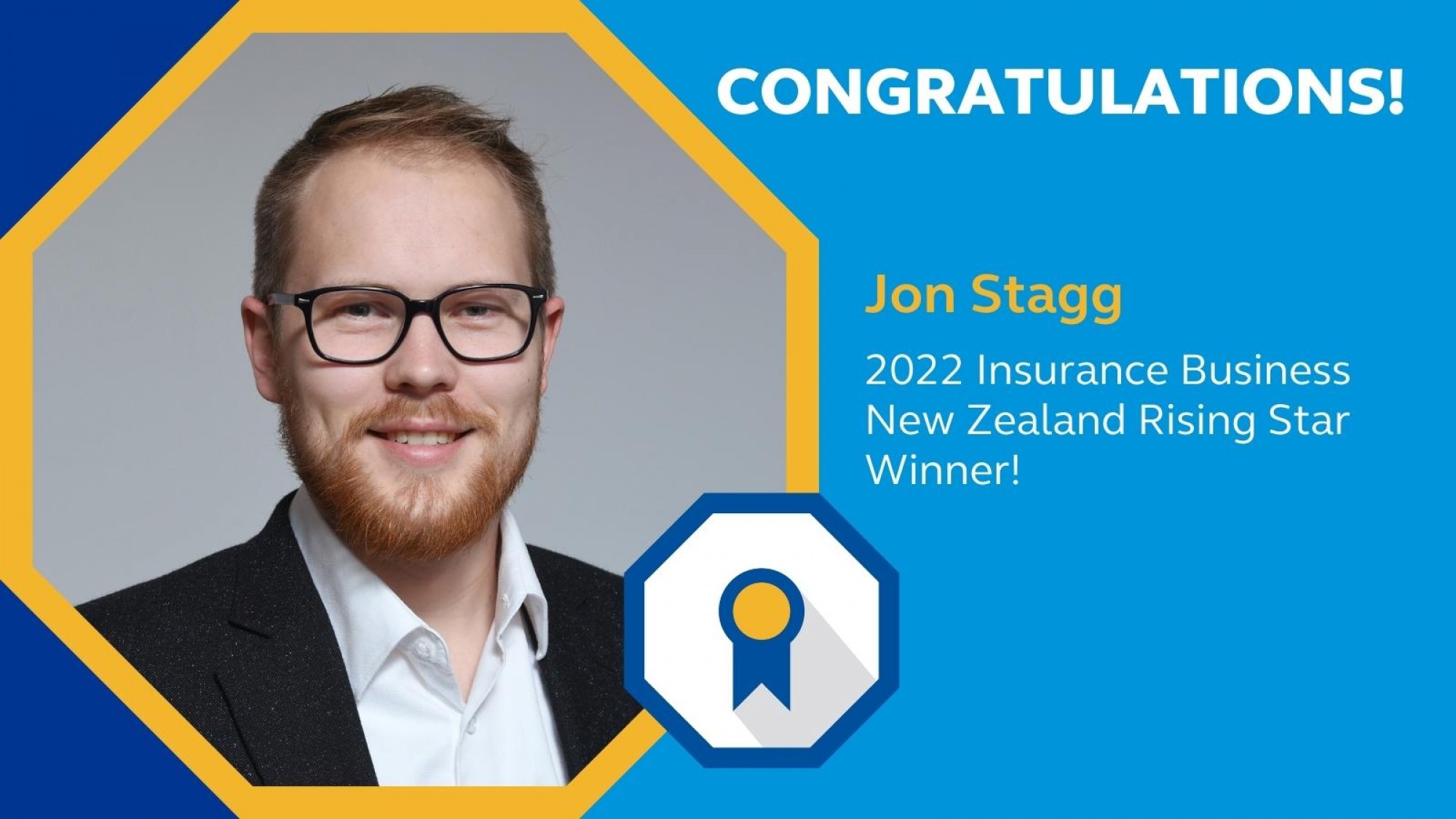Jon Stagg Rising Star Award 2022